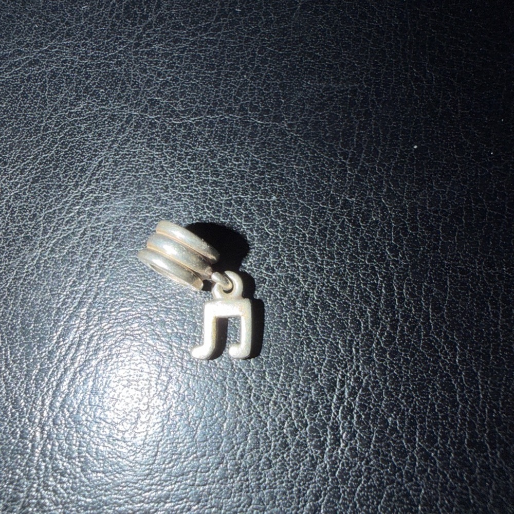 Pandora Authentic Sterling Silver Dangling Music Note Charm